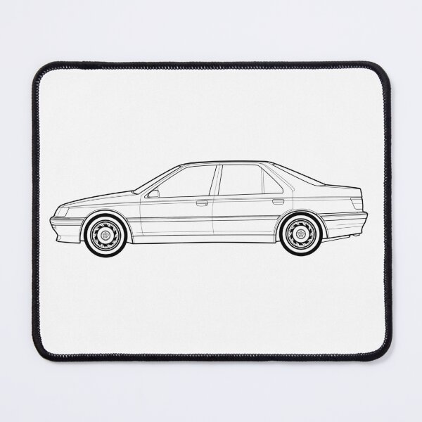 Item preview, Peu geot 605 24V V6 SVE Classic Car Outline Artwork designed and sold by RJWautographics.
