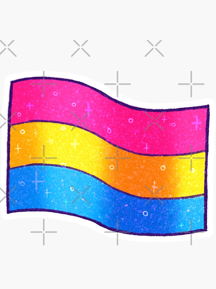 Pansexual Pride Flag Sticker For Sale By Pasteks Cave Redbubble