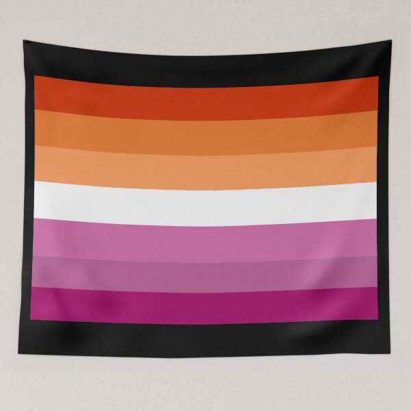 Item preview, Lesbian Pride Flag designed and sold by TheColorfulQ.