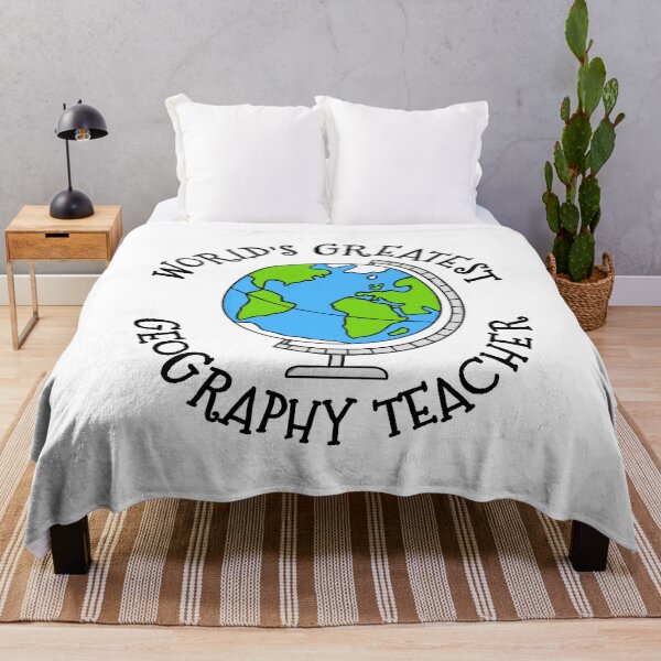 Item preview, World's Greatest Geography Teacher designed and sold by doodlerob.