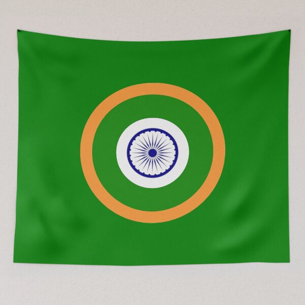 Item preview, India Tiranga Ashoka Chakra retro Mod Roundel designed and sold by ModSupporters.