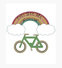 They See Me Rollin' Photographic Print