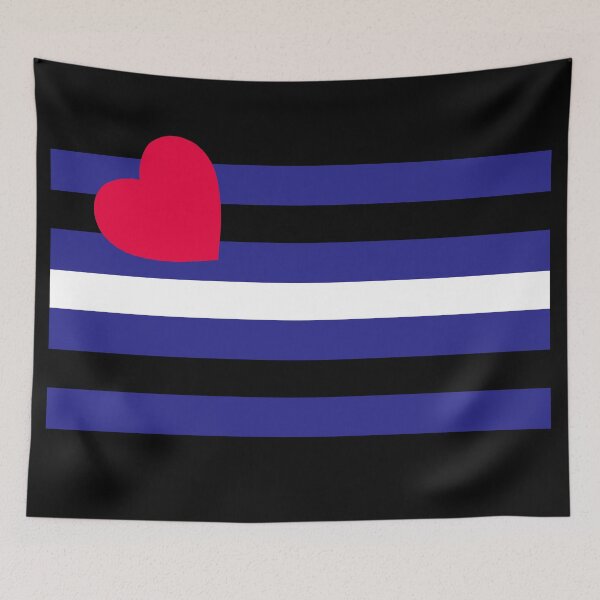 Item preview, Leather, Latex & BDSM Pride Flag designed and sold by TheColorfulQ.