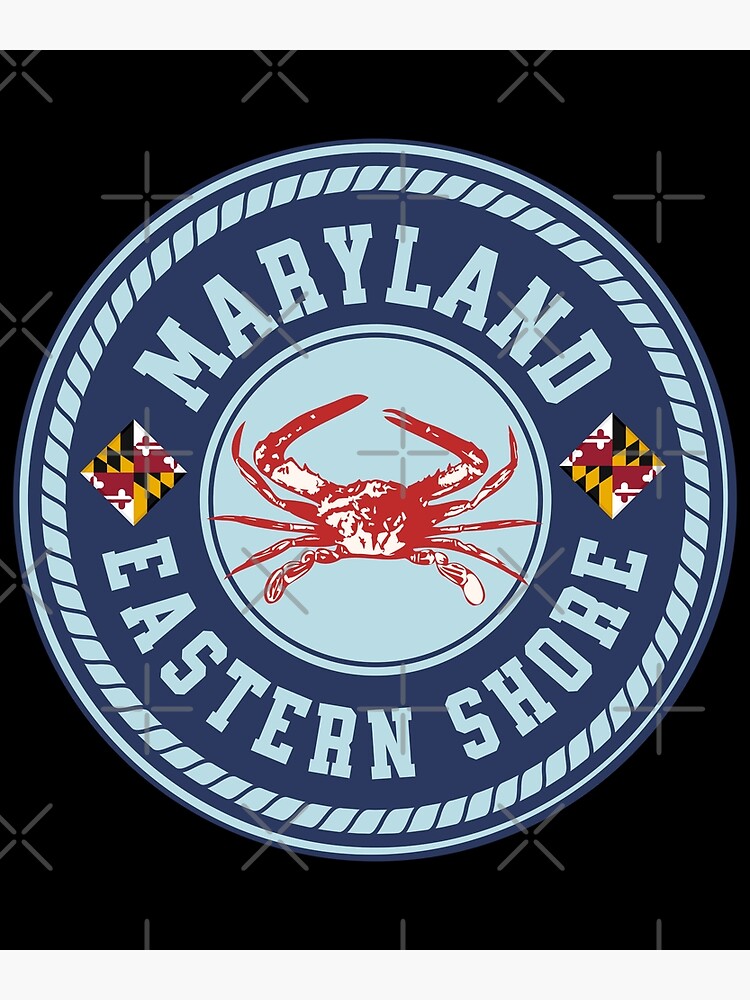 "Maryland Blue Crab Eastern Shore Softshell Crab Cakes" Poster for Sale by CharJens Redbubble