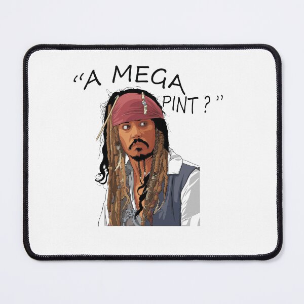 Item preview, Johnny Depp: "A mega pint ?" designed and sold by Sayed1897.