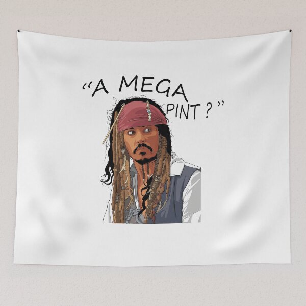 Item preview, Johnny Depp: "A mega pint ?" designed and sold by Sayed1897.