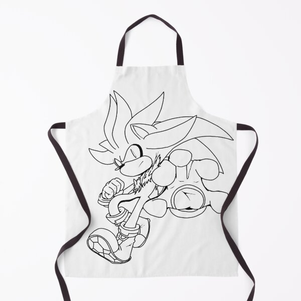 Item preview, Silver the Hedgehog (Black Line) designed and sold by T-Draguuno.