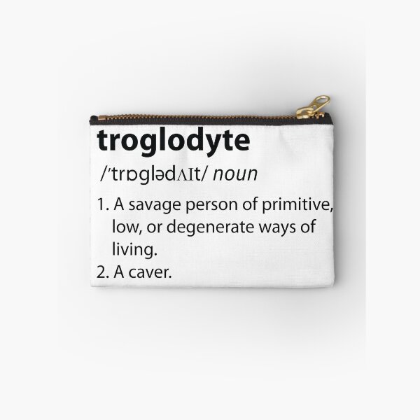 Item preview, Troglodyte - Cave Dweller - Funny Definition Spelunking Speleology designed and sold by TheInkElephant.
