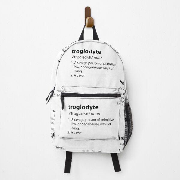 Item preview, Troglodyte - Cave Dweller - Funny Definition Spelunking Speleology designed and sold by TheInkElephant.