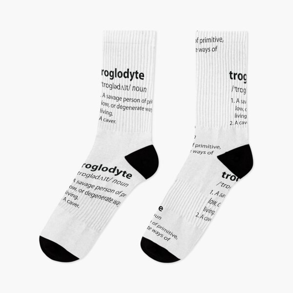 Item preview, Troglodyte - Cave Dweller - Funny Definition Spelunking Speleology designed and sold by TheInkElephant.