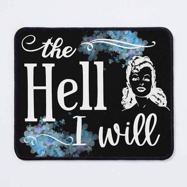 Item preview, The Hell I Will for Dark Fabric designed and sold by PixiesPlace.