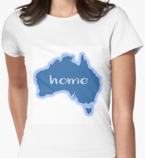 The Land Down Under: Home Women's Fitted T-Shirt