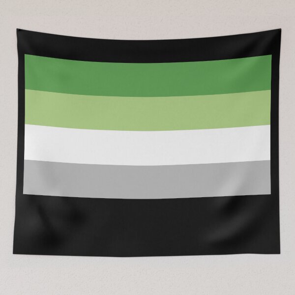 Item preview, Aromantic Pride Flag designed and sold by TheColorfulQ.
