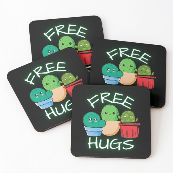 Item preview, Free Hugs Cactus  designed and sold by two7designs.
