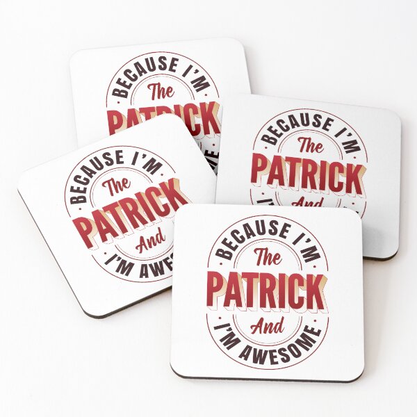 Item preview, Because I'm The Patrick Retro Vintage Custom Patrick Name For Birthday designed and sold by favestore.
