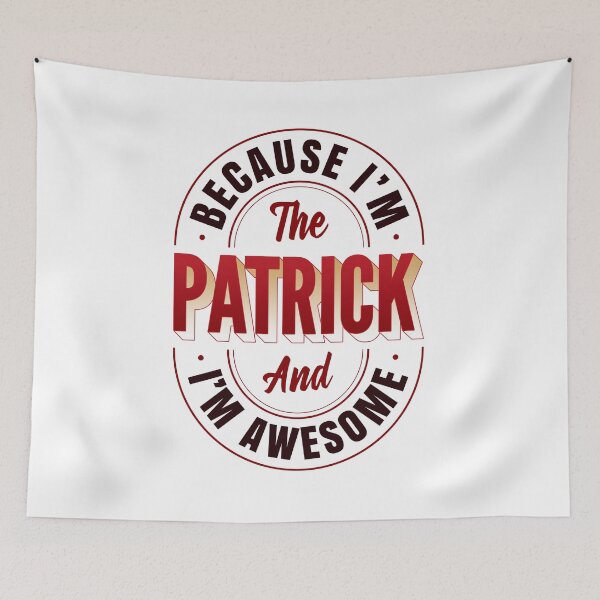 Item preview, Because I'm The Patrick Retro Vintage Custom Patrick Name For Birthday designed and sold by favestore.