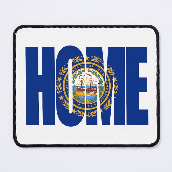 Item preview, New Hampshire Home - State Flag designed and sold by DonDota.