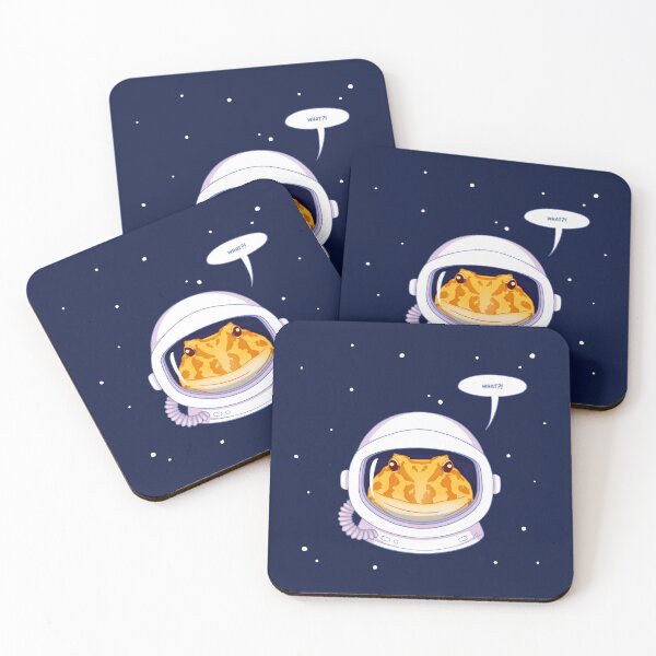 Item preview, Albino Pacman Frog, Space Theme! Astronaut Pacman Frog designed and sold by anacecilia.