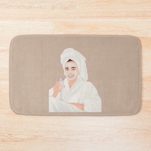 Item preview, Me-time | digital drawing of a girl, wellness, Woman illustration | neutral colors designed and sold by illustratedbye.