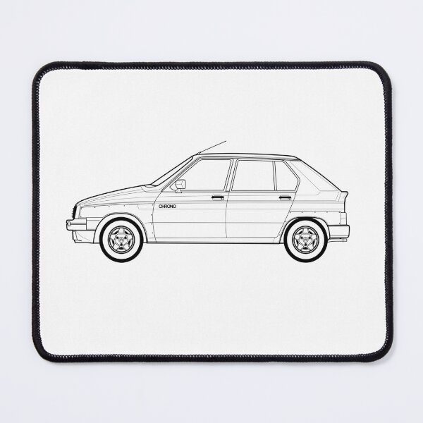 Item preview, Cit roen Visa Chrono Outline Artwork designed and sold by RJWautographics.