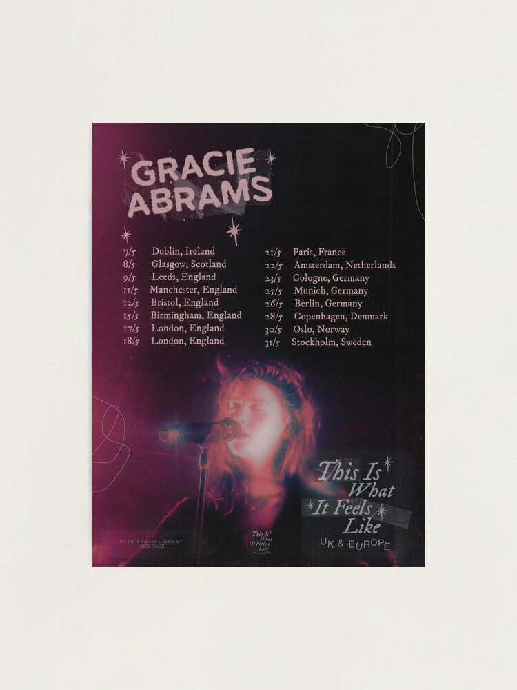 Gracie “this is What It Feels Like” Digital Poster, Digital