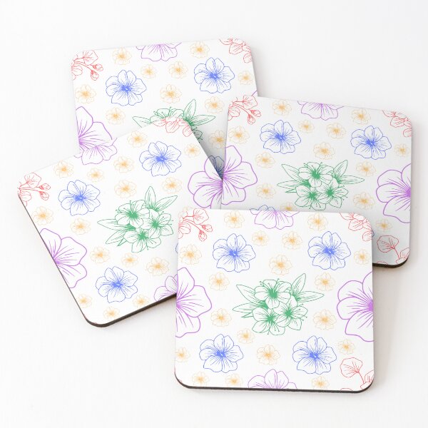 Item preview, Colorful Aesthetic Seamless Floral Pattern designed and sold by JABG-01.