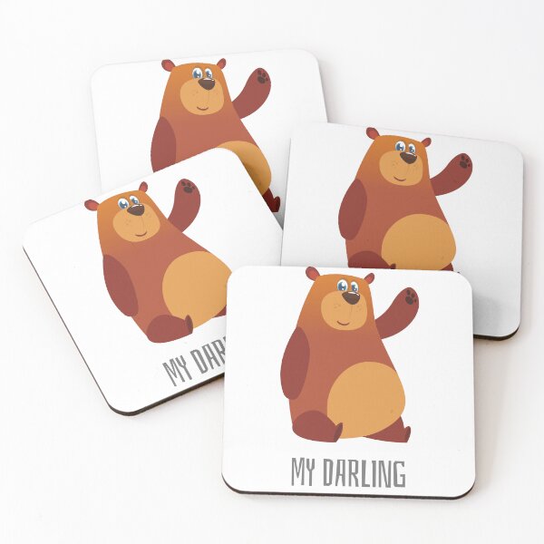Item preview,  My darling bear funny animal designed and sold by klimov0101.