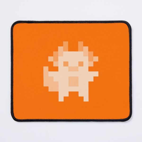 Item preview, Little Orange Pixel Axolotl designed and sold by rin3d .
