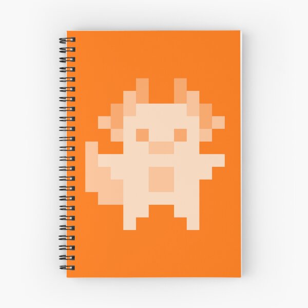 Item preview, Little Orange Pixel Axolotl designed and sold by rin3d .