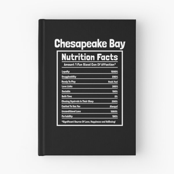 Item preview, Chesapeake Bay Nutrition Facts Funny Dog Gift designed and sold by Guarddogdrive.