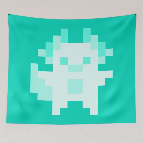 Item preview, Little Cyan Pixel Axolotl designed and sold by rin3d .
