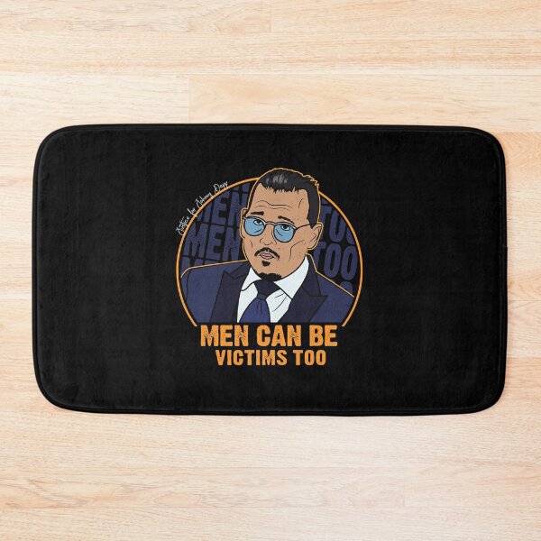 Item preview, Men can be victims too, Justice for Johnny Depp #MenToo designed and sold by ActiveNerd.