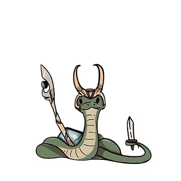 Artwork thumbnail, Loki in snake form. by StickerCoven