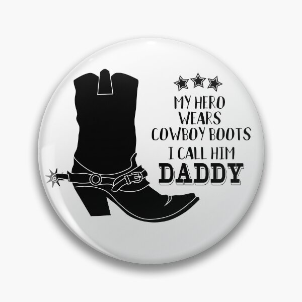 Item preview, My Hero Wears Cowboy Boots designed and sold by magz.