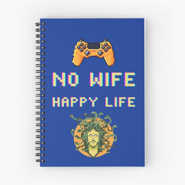 Item preview, NO WIFE HAPPY LIFE designed and sold by ManCardDesigns.