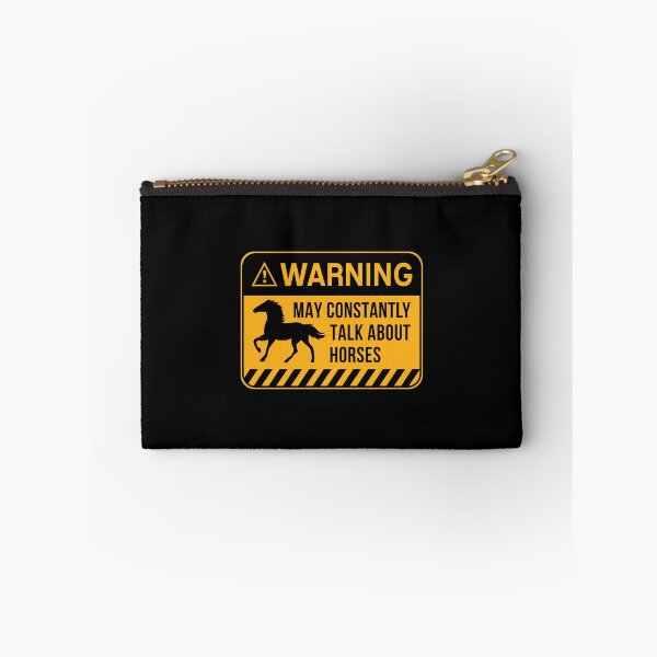 Item preview, Warning May Constantly Talk About Horses designed and sold by T-shirt For You.