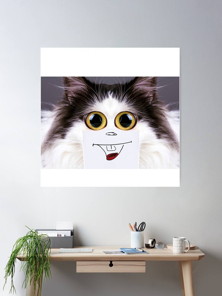 Cat Pfp , Funy cat Poster for Sale by GaliaTati