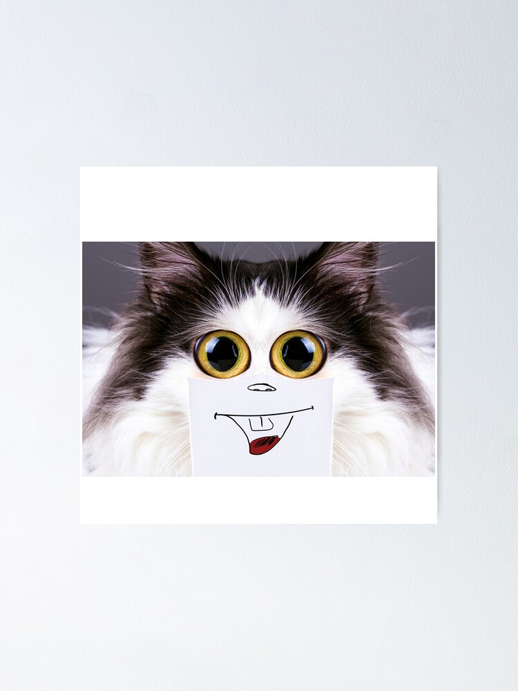 Cat Pfp , Funy cat Poster for Sale by GaliaTati