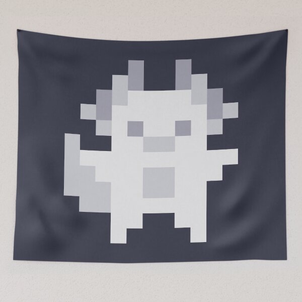 Item preview, Little White Pixel Axolotl designed and sold by rin3d .