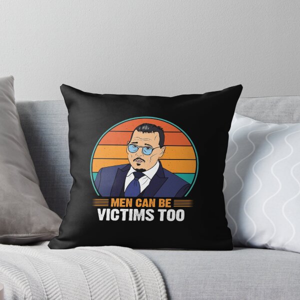Item preview, Men can Men can be victims too, Justice for Johnny Depp #MenToo Violence has no gender designed and sold by ActiveNerd.