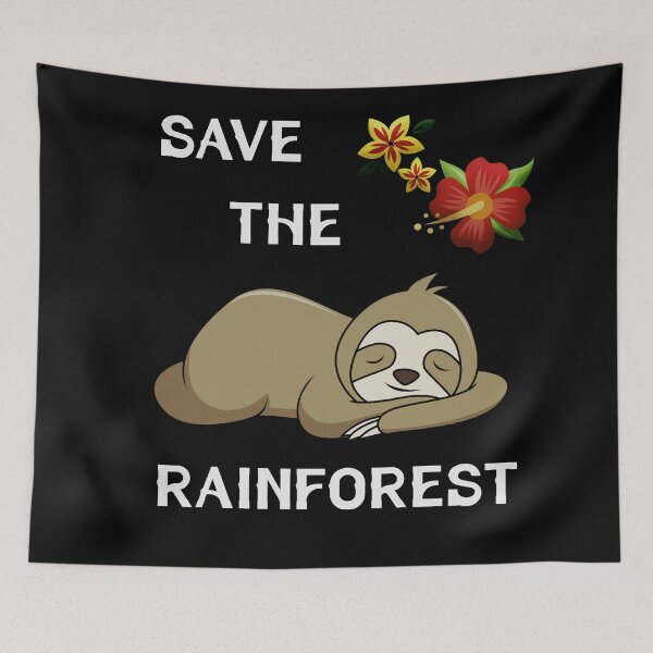 Item preview, Save the Rainforest, Protect the Wildlife designed and sold by Sunset Design.
