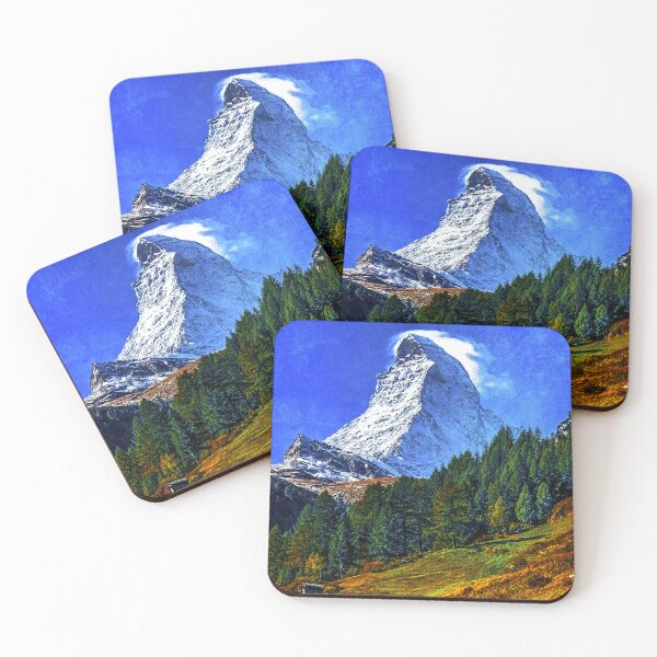 Item preview, Matterhorn Mountain Switzerland Zermatt, Matterhorn Mountain Swiss Alps, Zermatt Townn Matterhorn Oil Paint, Switzerland Highest Peak designed and sold by Paintcorner.