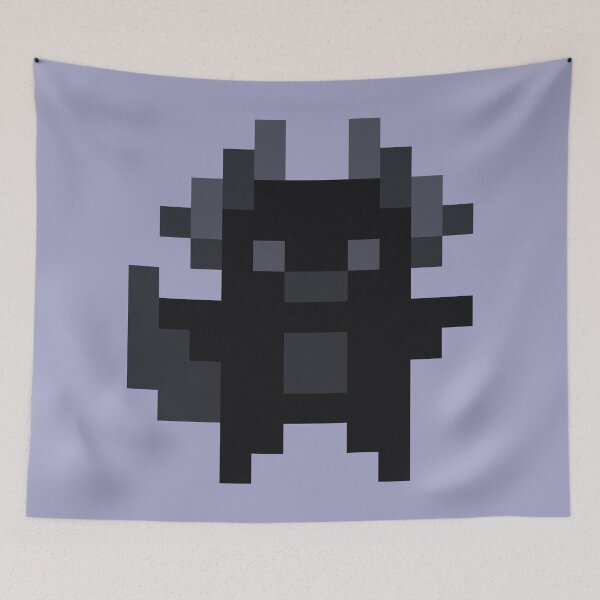 Item preview, Little Black Pixel Axolotl designed and sold by rin3d .