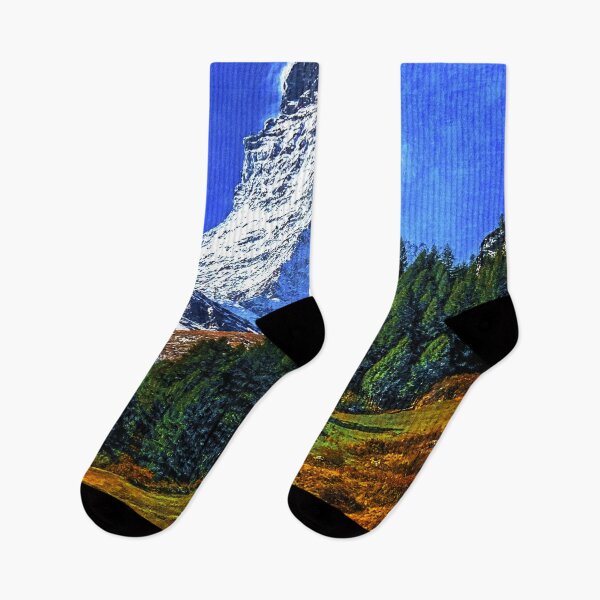 Item preview, Matterhorn Mountain Switzerland Zermatt, Matterhorn Mountain Swiss Alps, Zermatt Townn Matterhorn Oil Paint, Switzerland Highest Peak designed and sold by Paintcorner.