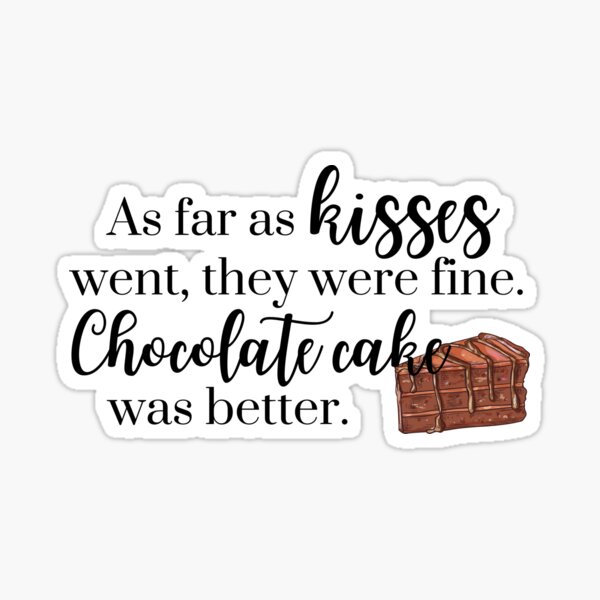 "Chocolate Kisses" Sticker for Sale by VanessaRasanen Redbubble