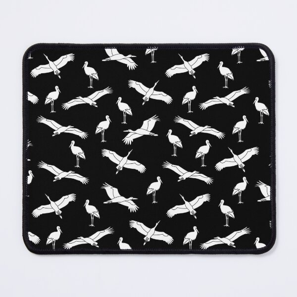 Item preview, Black Stork pattern designed and sold by Ribeiro Design.
