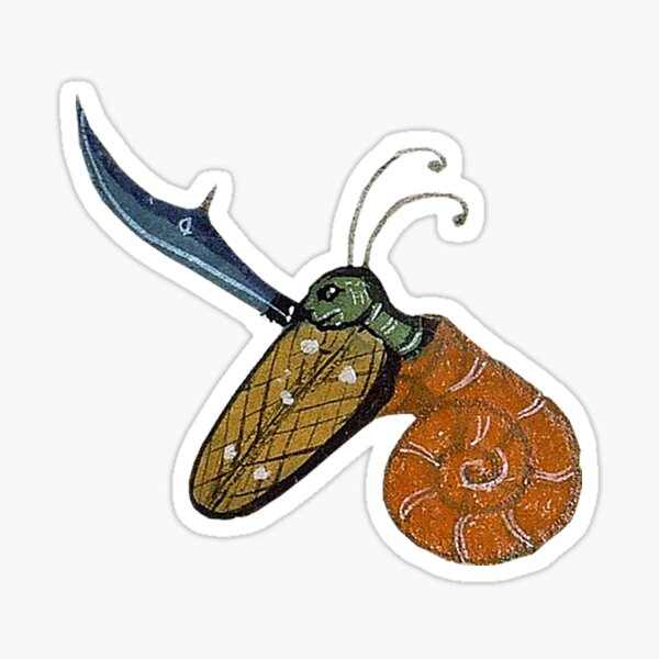 Item preview, Medieval Creature: Fighting Snail #1 designed and sold by Demonik-Art.
