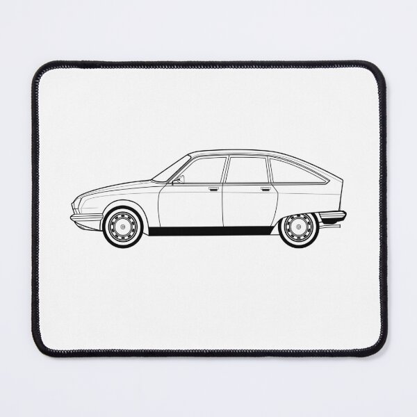 Item preview, Cit roen GS outline drawing artwork designed and sold by RJWautographics.