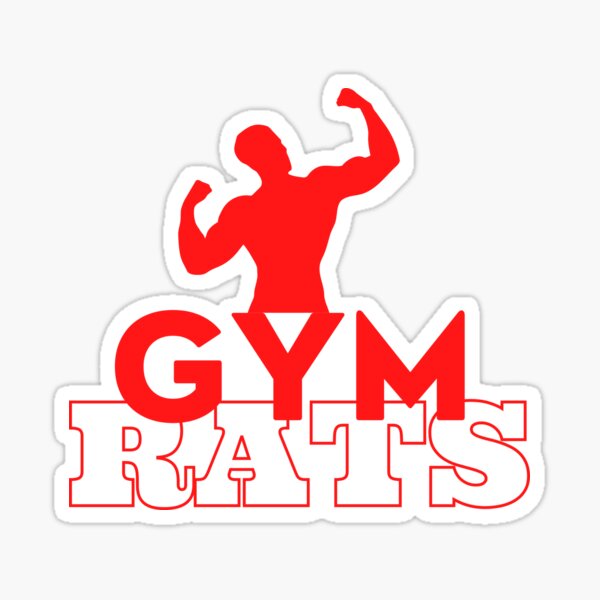 Gym Rats Sticker for Sale by Remigiusz Wiśniewski