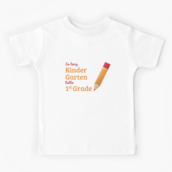 Playeras Infantil Graduaciones Adios Kinder Hola 1er Grado